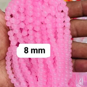 Baby Pink Jelly Beads