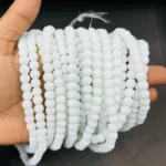 White Matt Beads