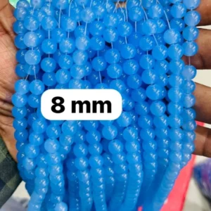 Blue Jelly Beads