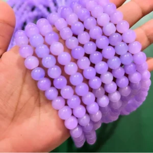 Light Purple Jelly Beads