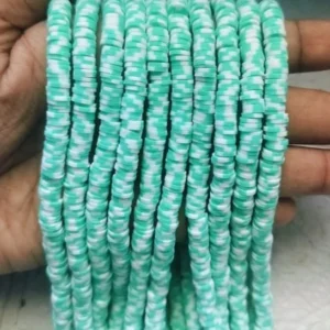 Green Femo Beads