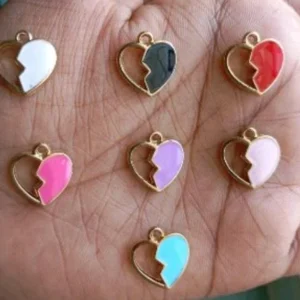 Heart broken Charms