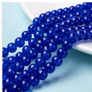 Ink Blue Jelly Beads