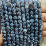 Black Marble Beads