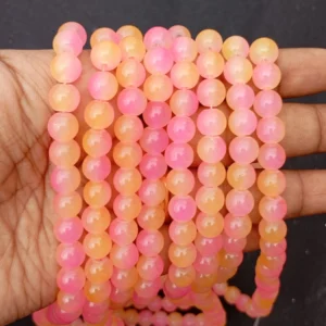 Double Jelly Pink with Yellow