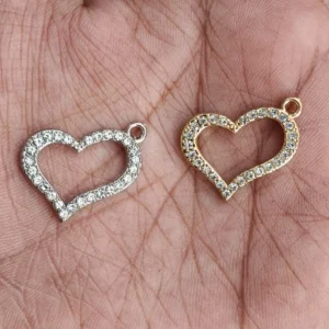Heart Stone Charms