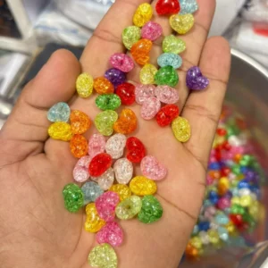 #Heart Crackle Beads(20g)