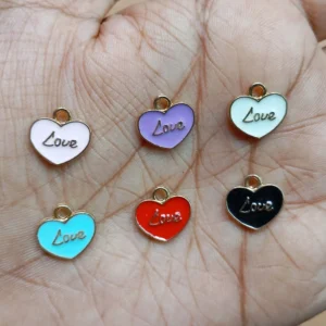 Love Heart Charms