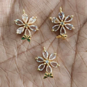 Ad Butterfly Flower Pendant