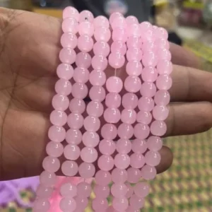 Baby Pink Jelly Beads