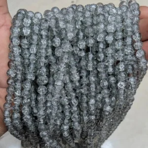 /Grey Crackle
(95 to 100 beads)