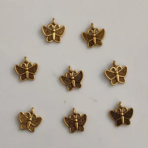 Metal Gold Butterfly 
(10 Piece)