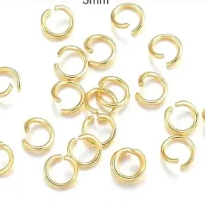 **Anti Tarnish Jumpring Gold
(50 Piece)