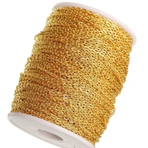 Anti Tarnish Chain Gold
(1 Meter)