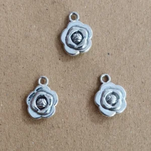Rose Metal Charms
(2 Piece)