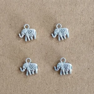 Metal Silver Elephant
(5 Piece)