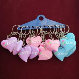 &Heart Keychain
(12 Piece)