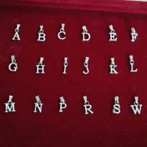 Silver Alphabet Charms
(1 Piece)