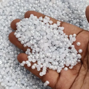 @White Half Cut Beads 
(20g)