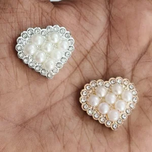 **Heart Pearl Patches 
(5 Piece)