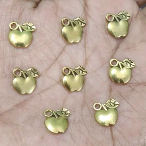 Apple Metal Charms 
(6 Piece)