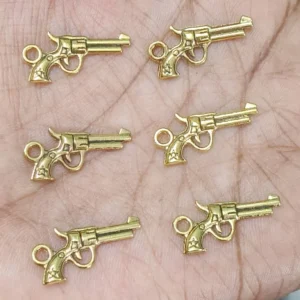 Gun Metal Charms 
(6 Piece)