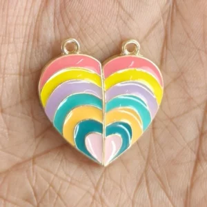 Magnetic Heart Charms(B)