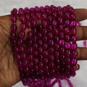 /Oval Light Purple Beads(95 to 100 Beads)