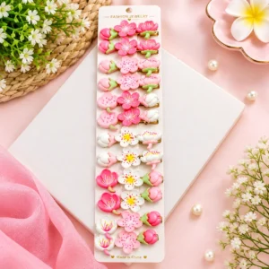 Alligator Clips Rose
(12 piece)