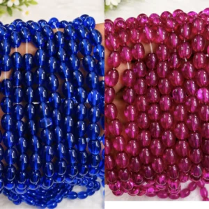 /Oval Transparent
(95 to 100 Beads)