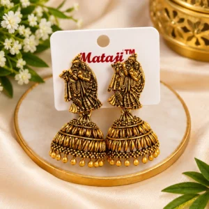 !Radhe Krishna Jhumka
(3 Pair)
