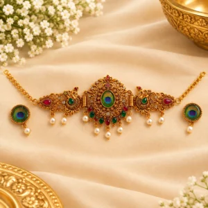 /Necklace With Earrings(E)
(1 Set)