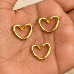 ::Heart Metal Pendant(3 Piece)